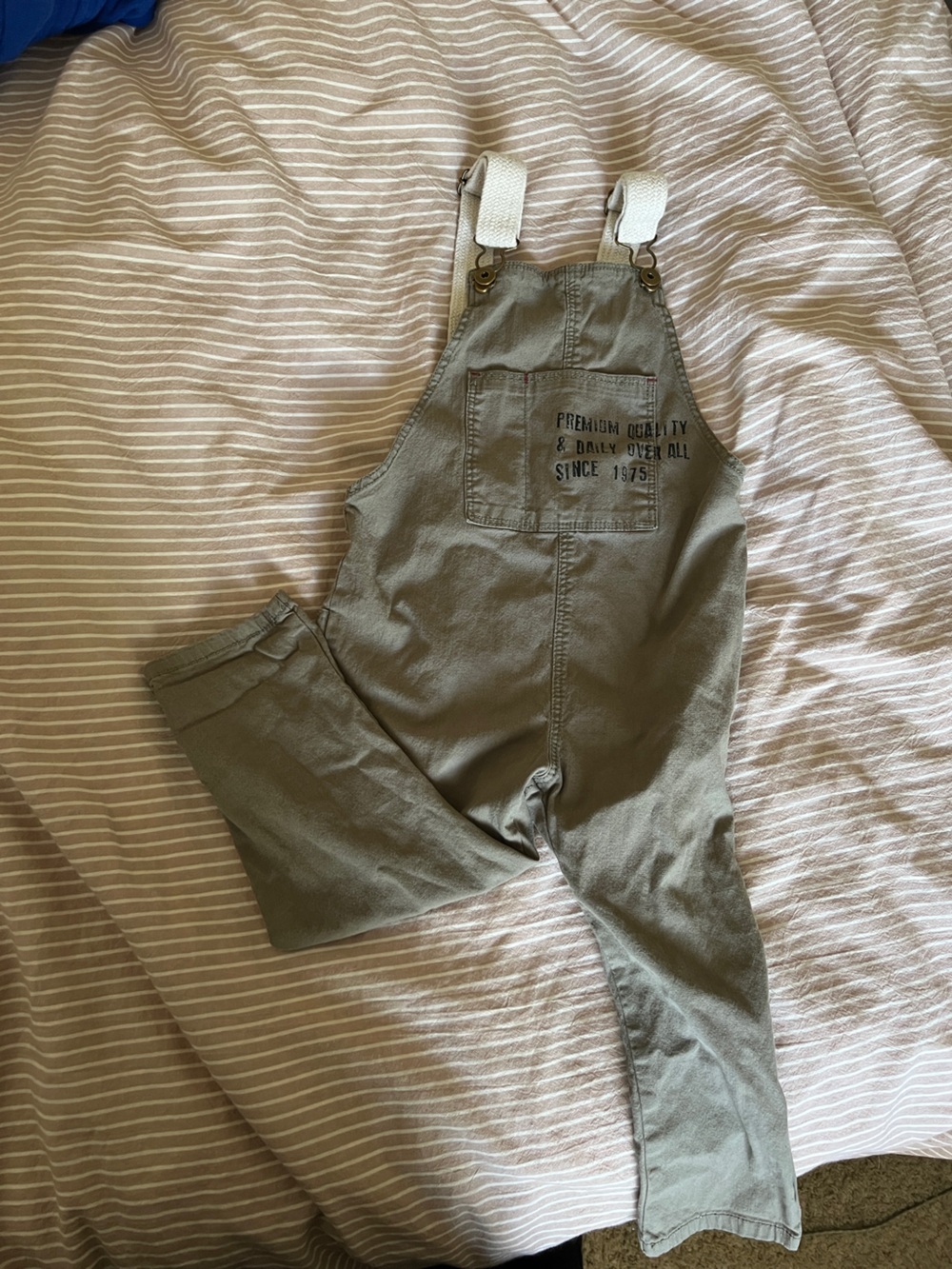 Zara Kids Olive Green Cargo Overalls